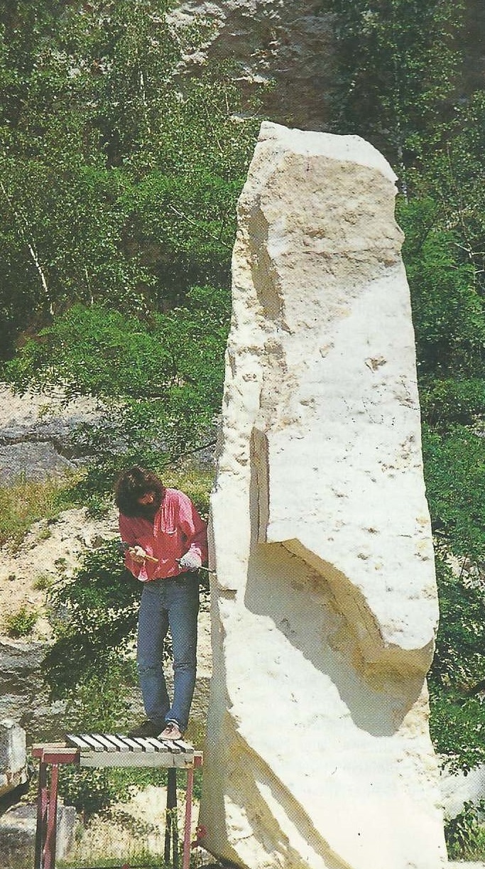 Destan Gashi im Steinbruch St.Margartehen 1995